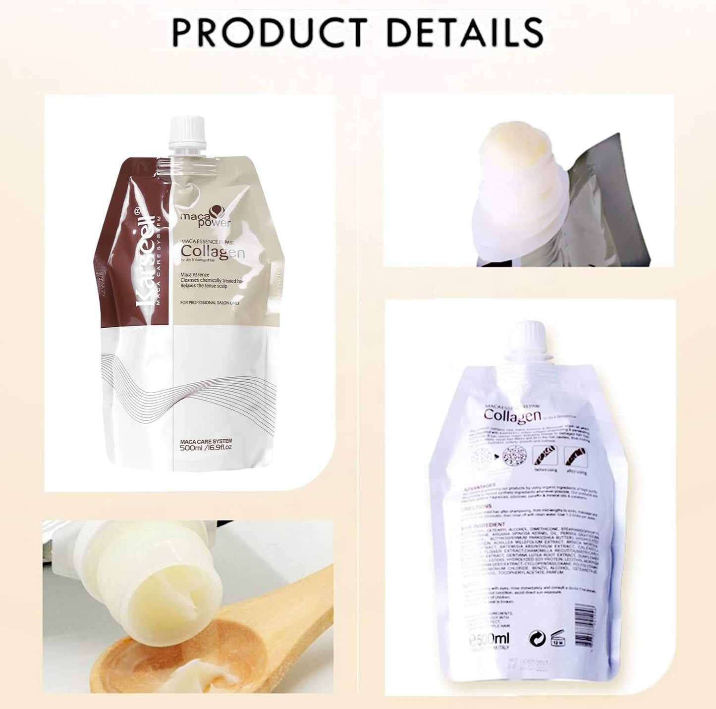 Karseell Maca Essence Repair Collagen Mask 500ML Refill